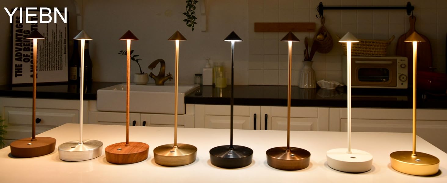 2Pack Rechargeable Cordless Table Lamp