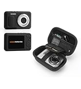 SQERO Camera Case for Digital Camera, with Silicone Camera Protective Cover, SD Card Storage Trav...