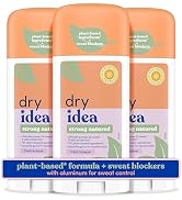 Dry Idea Plant Based Antiperspirant with Aluminum Sweat Blockers Invisible Solid Deodorant for Wo...