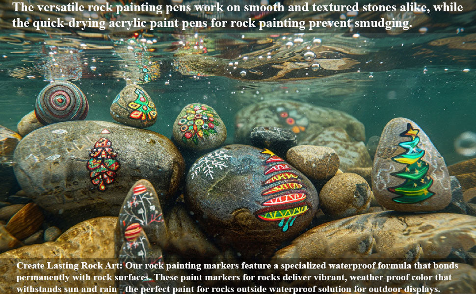 acrylic paint pens for rock painting