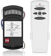 COREBAY Universal Ceiling Fan Remote Control Kit, Replacement for Hampton Bay, Hunter, Harbor Bre...