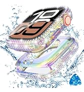 Tensea [2 in 1 for Waterproof Apple Watch Screen Protector Case Series 10 46mm Accessories, iWatc...