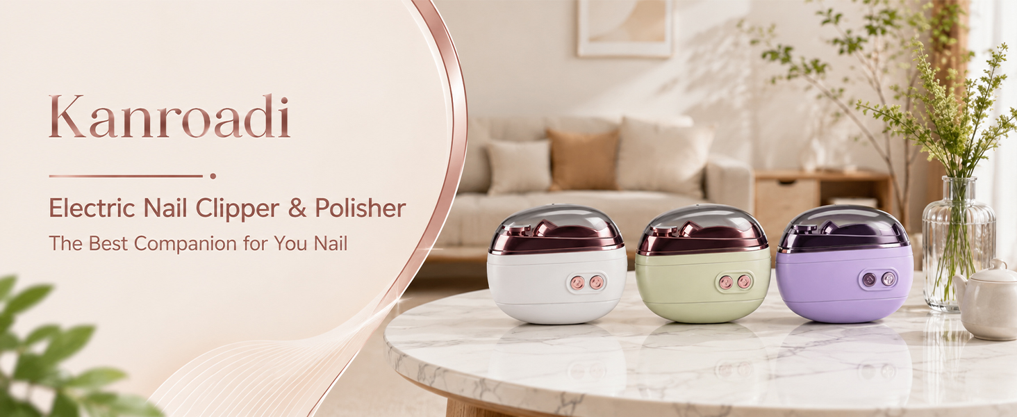 2-in-1 Smart Electric Nail Clipper & Polisher