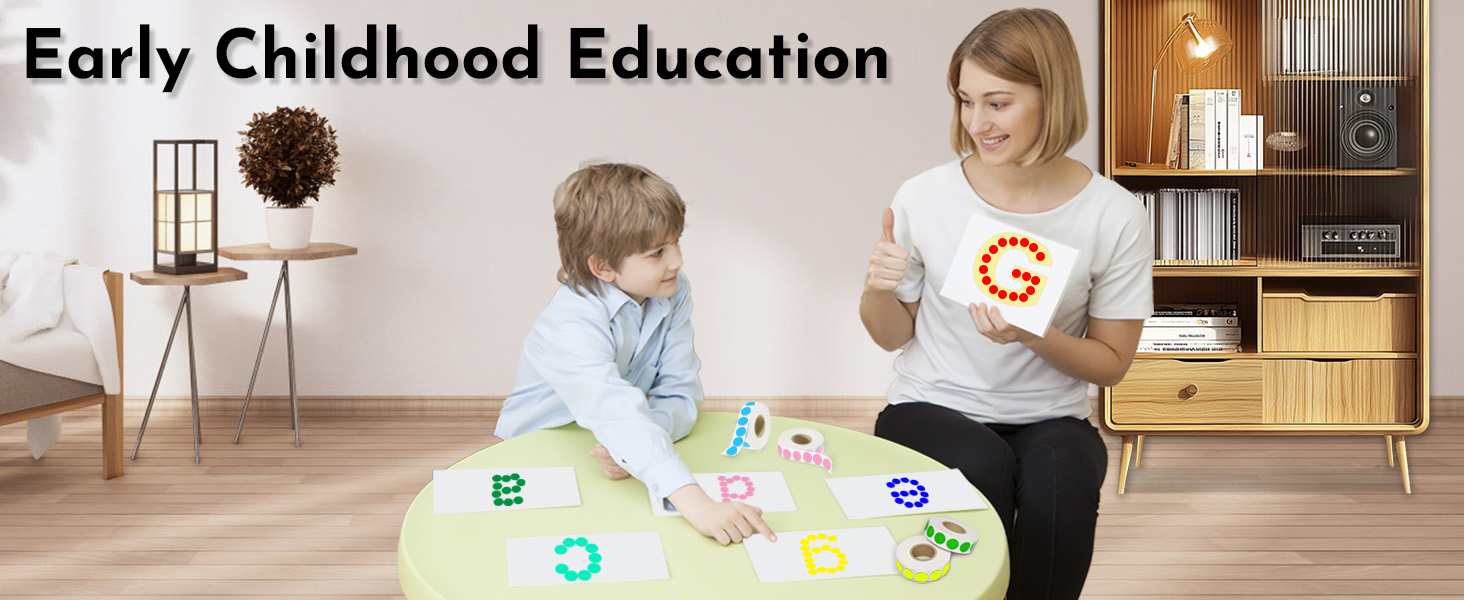 early education adhesive sticker