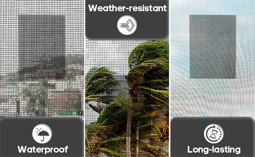 waterproof weather-resistant long-lasting