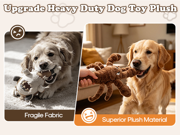 Interactive Squeaky Dog Chew Toy