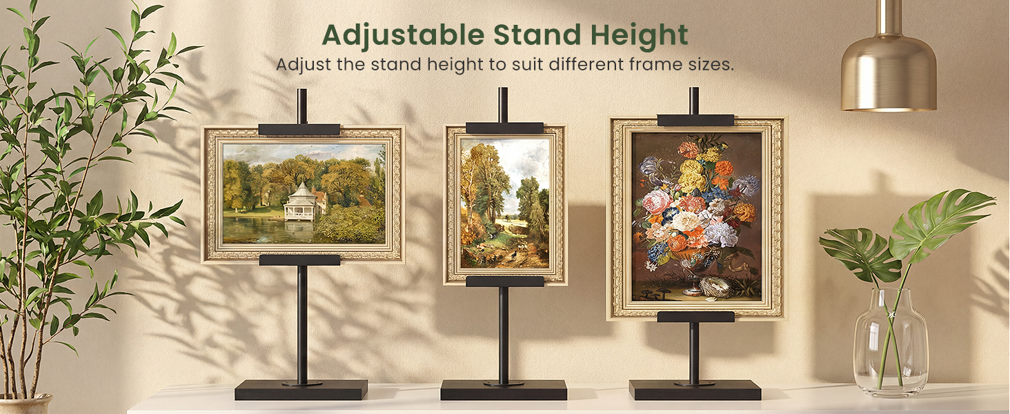 tabletop easel, tabletop easel stand, picture frame stand, picture easels for display