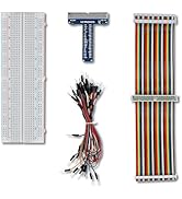 UCTRONICS GPIO Breakout Kit for Raspberry Pi Pico- Assembled Pi T- Type Breakout + 830 Tie Points...