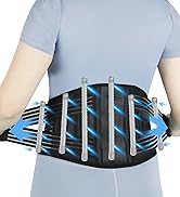 KkaFFe Back Brace for Lower Back Pain Relief, Back Support Belt for Men & Women, Lumbar Support B...