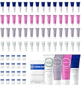 Toiletries Individually Wrapped Set Bulk, Travel Size 1 Fl oz Mini Body Wash Body Lotion Shampoo ...
