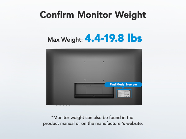Check Monitor Weight