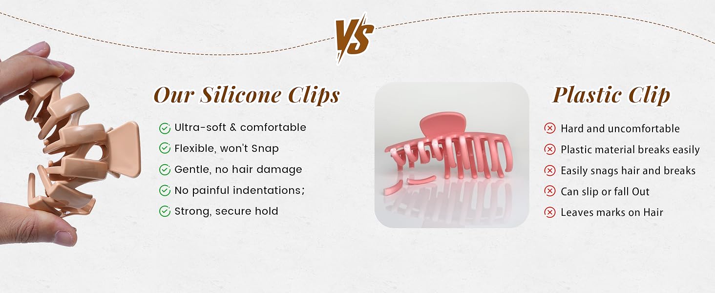 hair clipsilicone hair claw