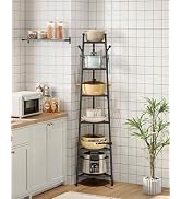 CHOEZON Pot Racks, 6-Tier Cookware Stand, Triangle Shelf Storage Tower for Kitchen, Pans Pots Sto...