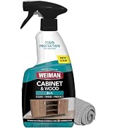 Weiman Cabinet & Wood Clean & Shine Spray - Furniture, Kitchen Cabinets, Baseboard & Trim, Fresh ...