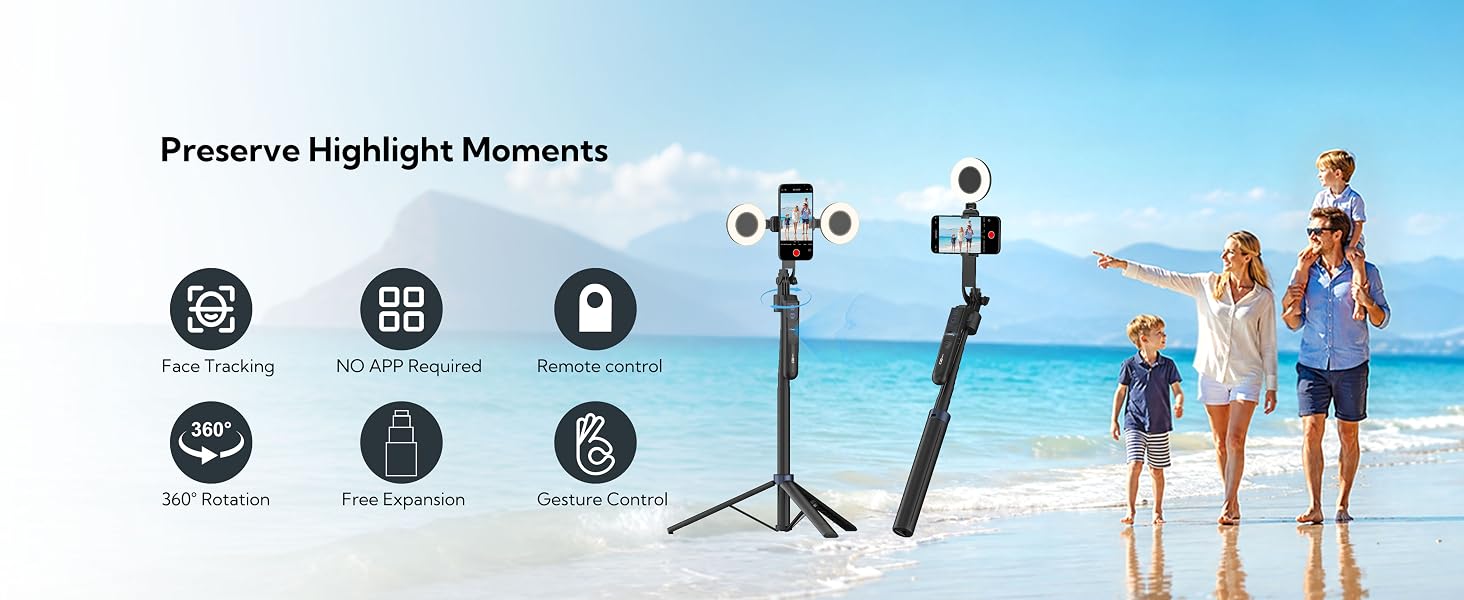 AI Tracking tripod