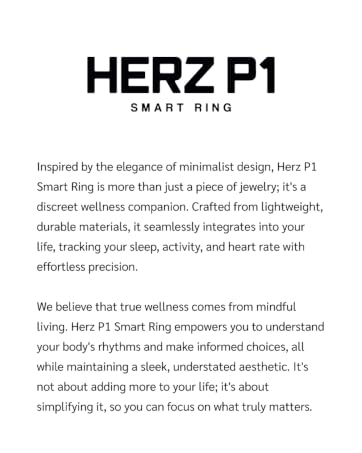 Hertzp1 smart rings