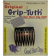 Good Hair Days Grip-Tuth Combs - Set Of 2 Hair Side Combs - Hair Combs For All Types Of Hair - De...