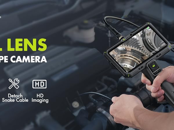 automotive dual lens borescope