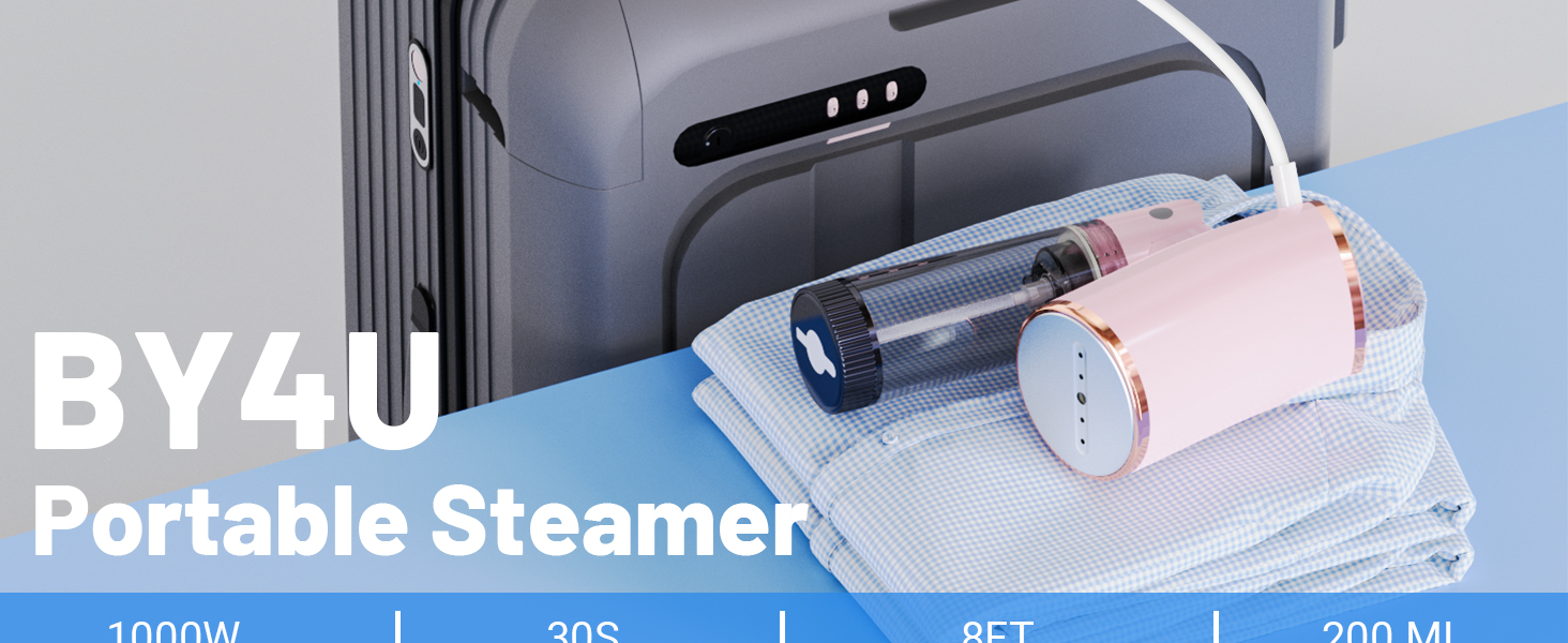 Foldable Travel Sized Steamer for Clothes