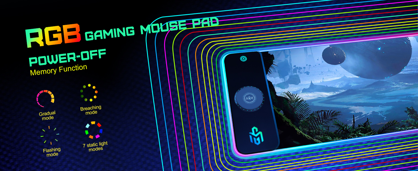 rgb mouse pad