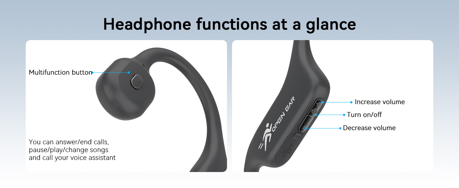 open ear bluetooth headphones