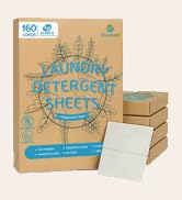 OrientLeaf Laundry Detergent Sheets Fragrance Free, Eco-Friendly, Powerful Cleaning, Up to 160 Lo...