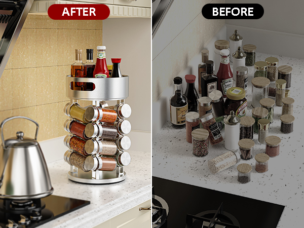 spice rack countertop