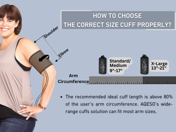 How to choose the correct size cuff properly?