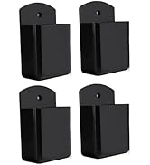 KYIEN Pack of 4 Self Adhesive TV Air Conditioner Remote Control Holder Wall Mount Storage Box Org...
