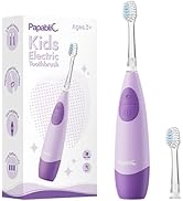 Papablic Kids Electric Toothbrush for Ages 5+ Children Girls and Boys, USB Rechargeable with Smar...