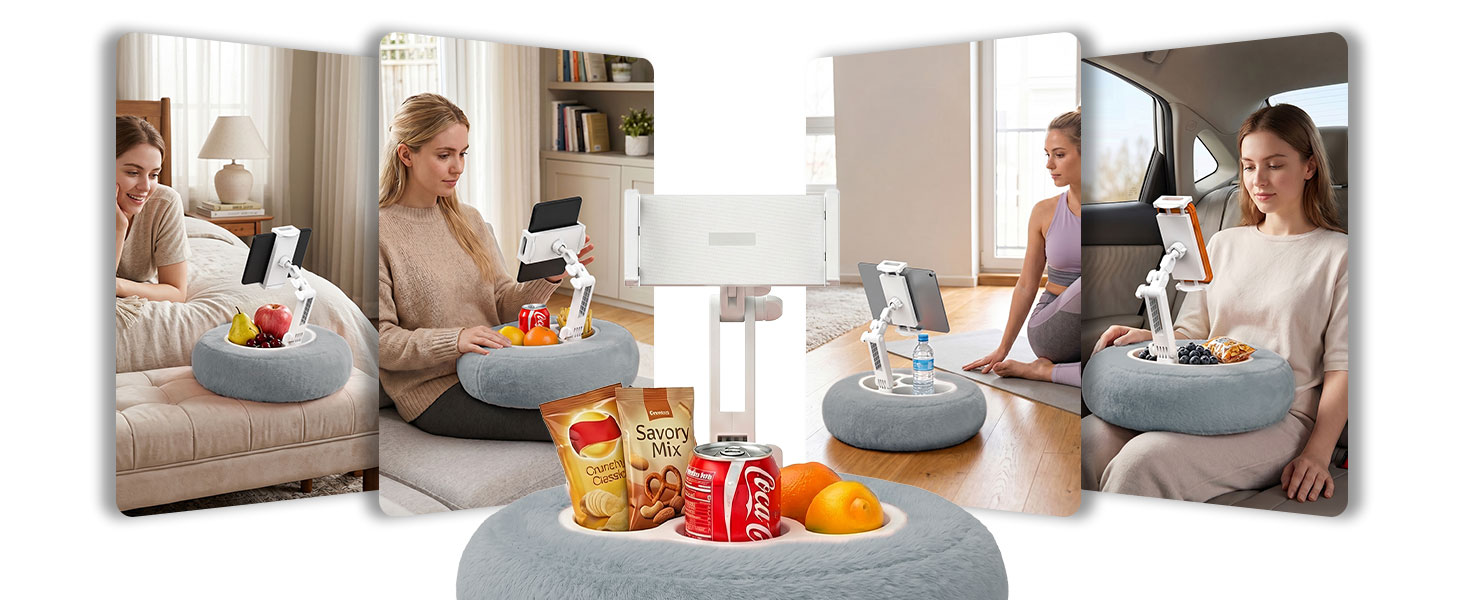 kindle holder + stand + pillow