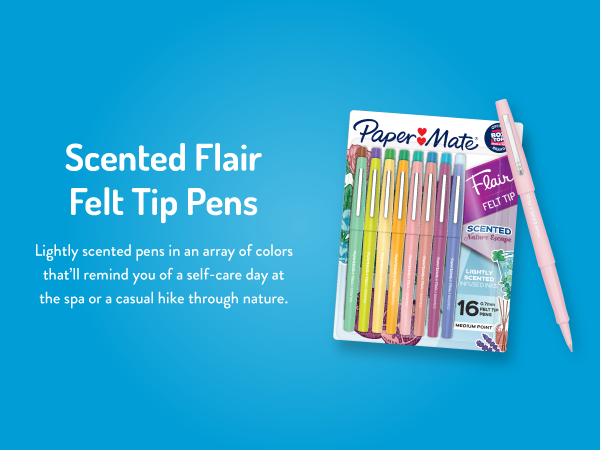 scented smell good nice happy calm self care nature hike spa escape flair pen write office cute nice
