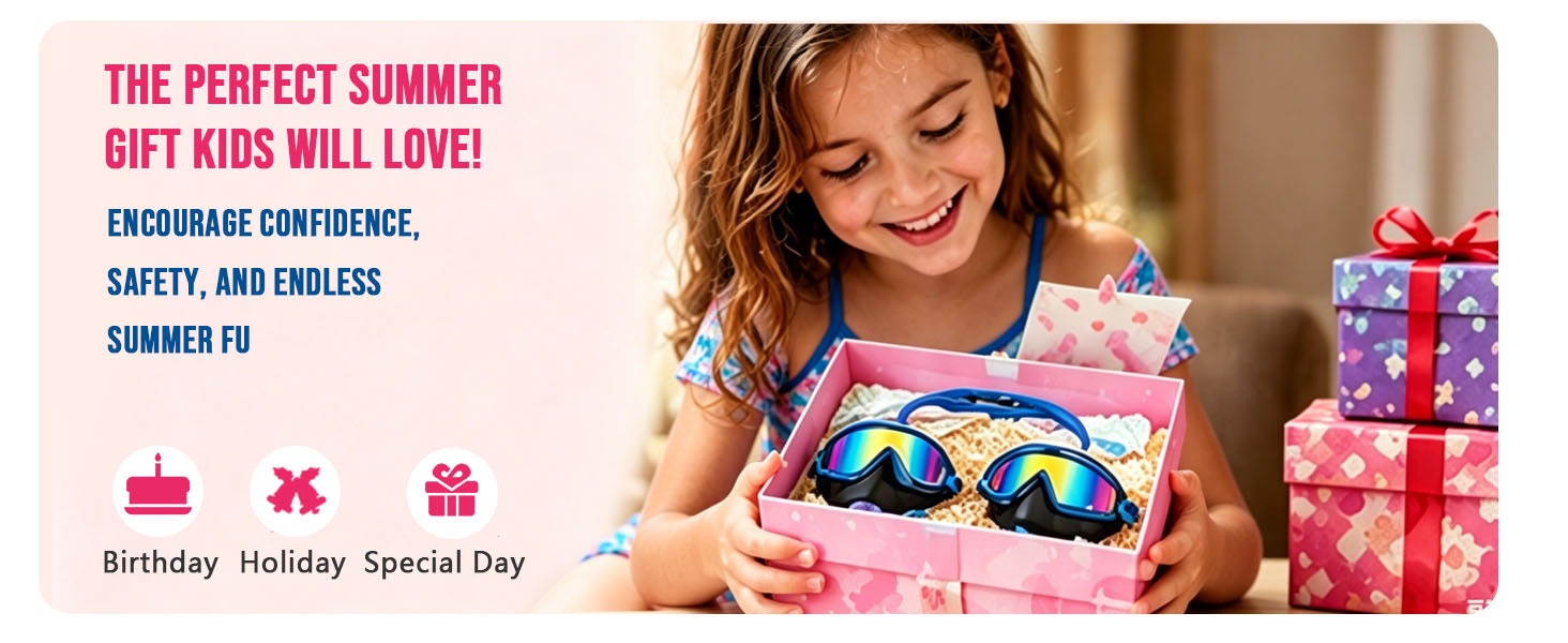 Kids Swim Goggles Swimming Goggles for Kids Boys Girls GIFT