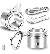 REERON 1" Flag Pole Rings Clips 360° Rotating Flagpole Swivels Clips Flag Mounting Rings - Alumin...
