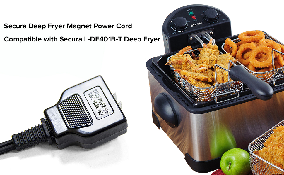 Deep Fryer Magnet Power Cord