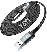 Dasku USB to USB C Cable 15FT 1Pack, Extra Long USB C Cable 3A Fast Charging, Braided Durable USB...