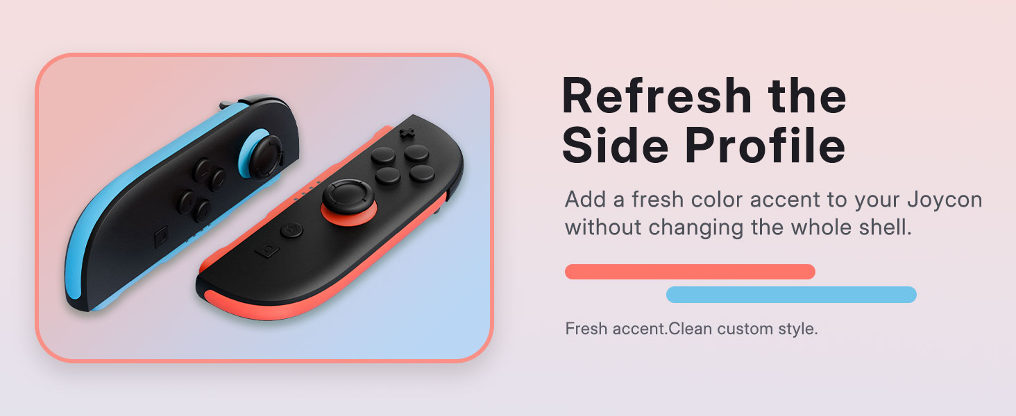 Replacement Decorative Strips for Joycon 2