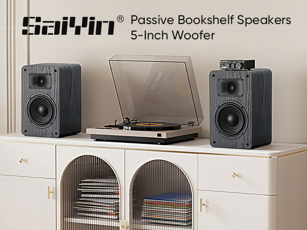 Passive Bookshelf Speakers
