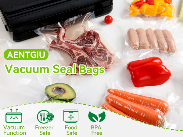 vacuum sealer bags for food 8x12