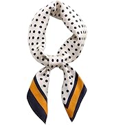 CODCOS 27.5 Inch Silk Feeling Scarf for Women Square Satin Head Scarf Hair Wrap Bandana