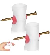 Toyvian 2 Pcs Halloween Pranks Props Nail in Your Finger Fake Props Scary Prank Toys Bloody Finge...