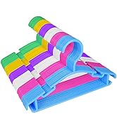 GoodtoU 60Pack Baby Clothes Hangers for Closet Plastic Small Kids Hangers Childrens Nursery Hange...