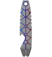 OKNIFE Otacle 2 Mini Titanium Bottle Opener, EDC Pry Bar with Hexagonal Wrench(Grey)