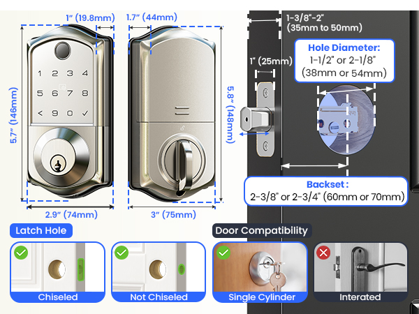 wifi deadbolt smart lock