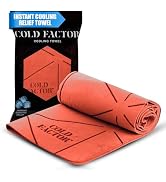 COLD FACTOR Cooling Towels for Sports, Cooling Neck Wraps – Cold Towel for Running, Workout & Out...