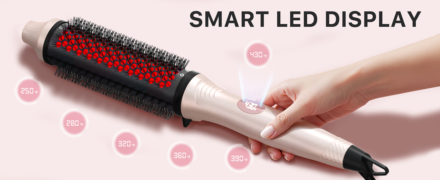 heated round brush for women hair care