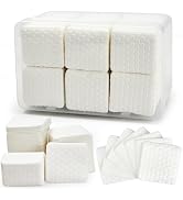 1000PCS Lint Free Nail Wipes- Wavy Pattern Nail Polish Remover Pads- Lint Free Wipes for Nail Pol...