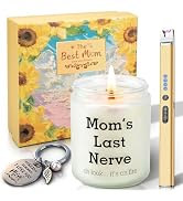 Mom's Last Nerve Candle Sets Gifts for Mom from Daughter Son, Best Mom Ever Birthday Gifts, Funny...