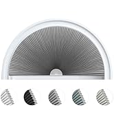 Arch Window Shade Blackout Cellular Shades Half Circle Moon Window Covering No Drill Honeycomb Co...