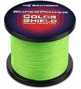 KastKing Superpower ColorShield Braided Fishing Line - Colorfast Braided Line, 100% Solution Dyed...